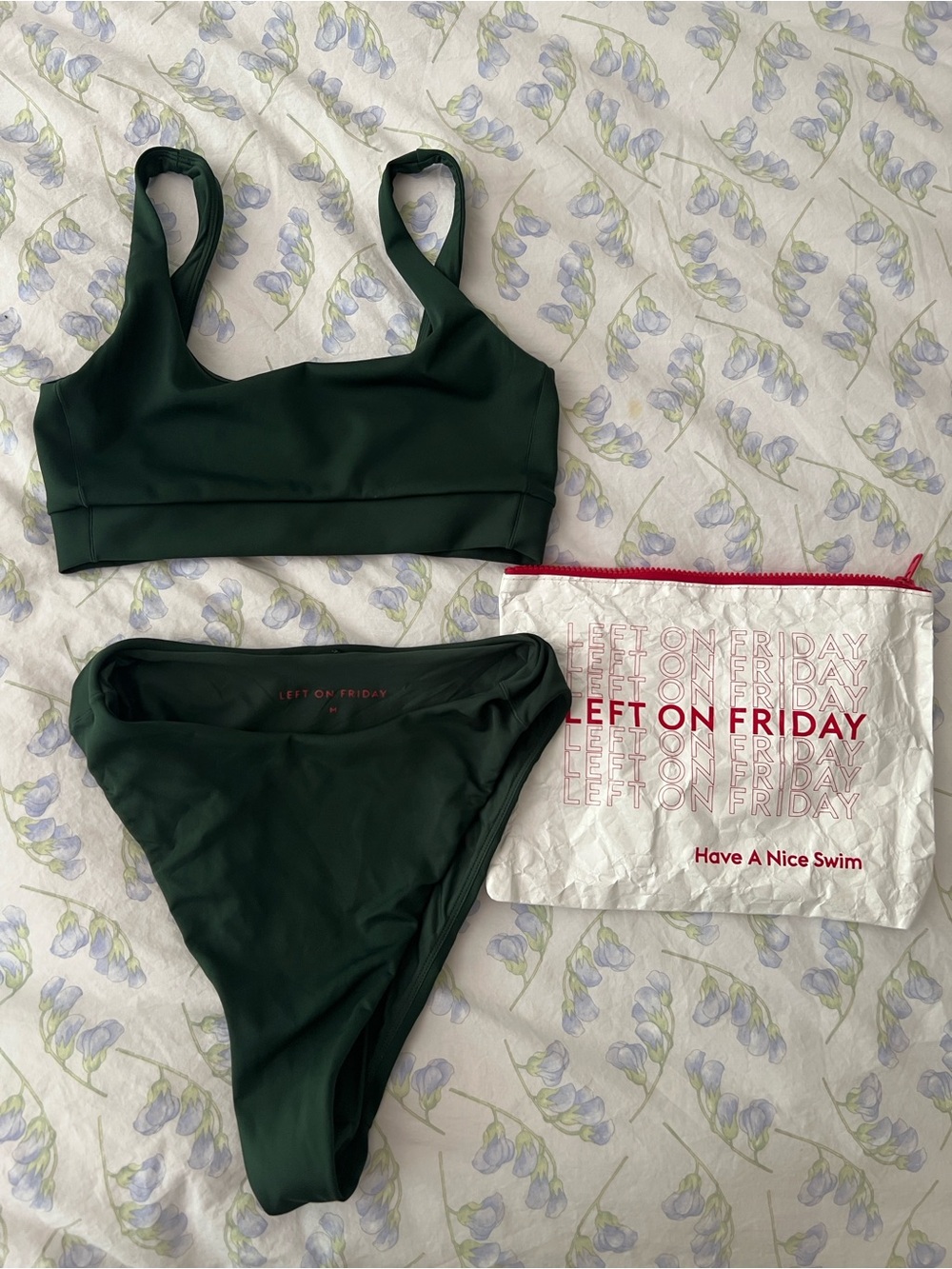 Left On Friday Palm Green Bikini